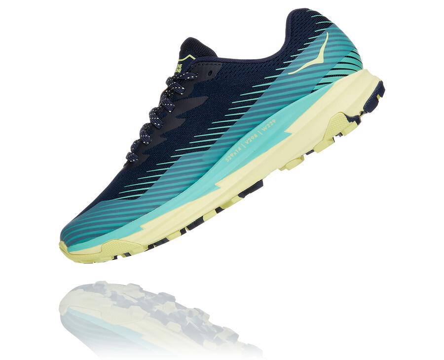 Hoka One One Trailsko Dame - Torrent 2 - Sort/Mintgrønne - 534029XVL